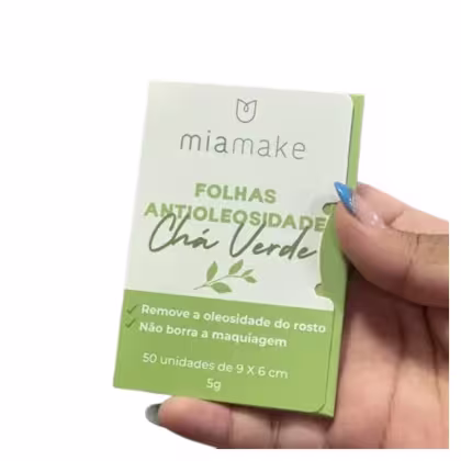 Imagem do produto Folhas Anti-Oleosidade - Mia Make - Chá Verde