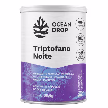 Imagem do produto Triptofano Noite 120 caps Ocean Drop