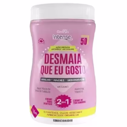 Imagem do produto Griffus Intense Creme Para Pentear e Tratamento 2 em 1 Desmaia Que Eu Gosto Vegano 1Kg