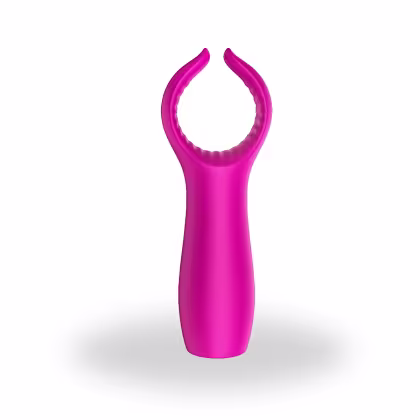 Imagem do produto Grant S-Hande Vibrador Dupla Estimulação Pênis e Clitóris com Bullet Vibratório 11,5cm x 3cm Recarregável em Silicone
