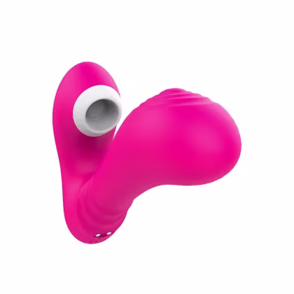 Imagem do produto Vibrador Ponto G e Sugador de Clitóris com Pulsação Grey S-Hande