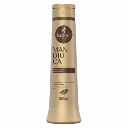 Imagem do produto Kit Haskell Mandioca Shampoo Condicionador e Máscara 500ml/g
