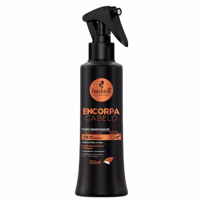 Imagem do produto Kit Haskell Encorpa Cabelo Máscara Engrossadora 300g e Fluído  120ml