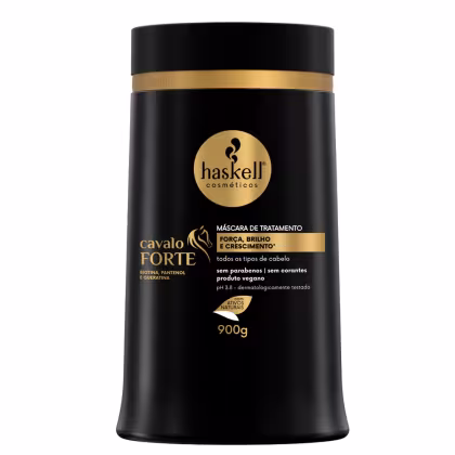 Imagem do produto Kit Haskell Shampoo 1L e Máscara de Tratamento 900g Cavalo Forte