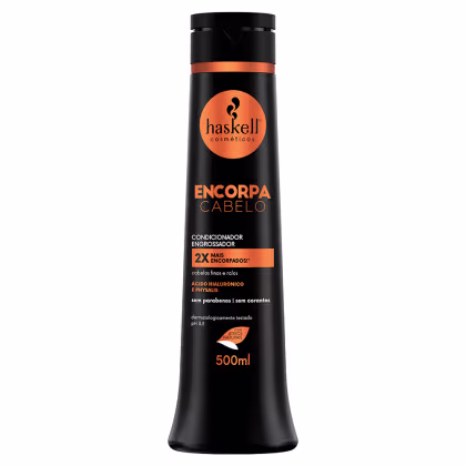 Imagem do produto Kit Shampoo 500ml + Condicionador 300ml Haskell Encorpa Cabelo