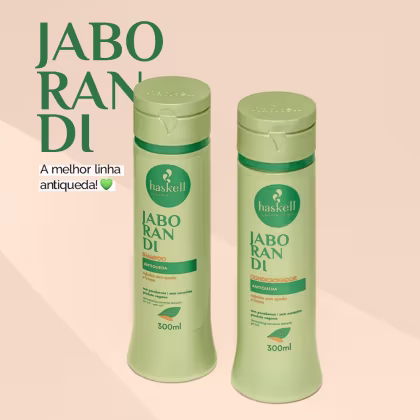 Imagem do produto Kit Jaborandi Antiqueda Haskell Shampoo e Condicionador 300ml + Tônico Fortalecedor