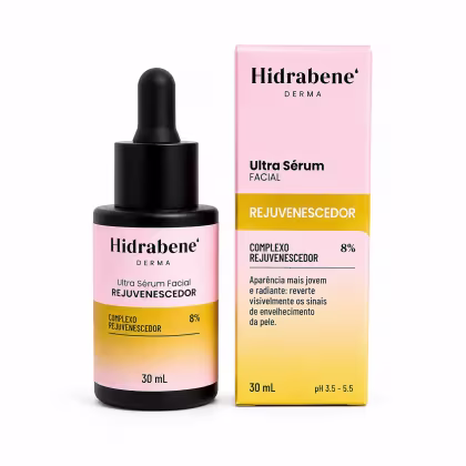 Imagem do produto Ultra Sérum Facial Rejuvenescedor Hidrabene 30ml Reduz Sinais de envelhecimento Anti Idade