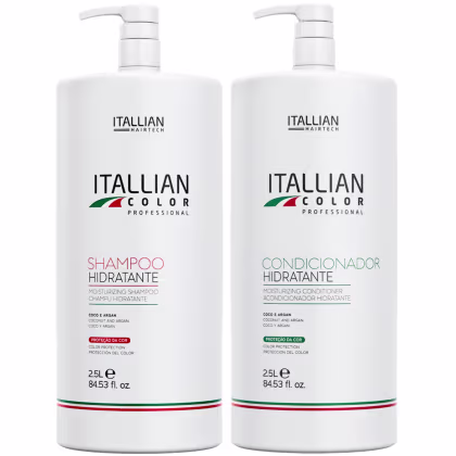 Imagem do produto KIT SHAMPOO E CONDICIONADOR DE  2,5 LTS ITALLIAN COLOR