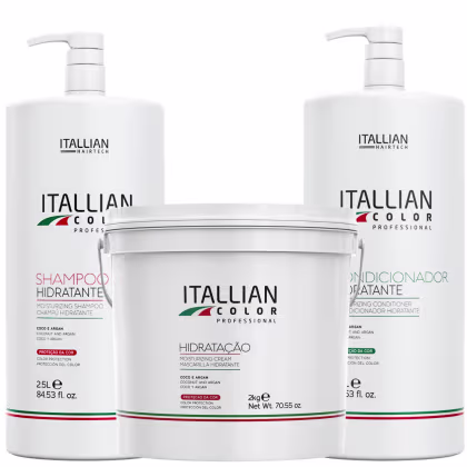 Imagem do produto KIT SHAMPOO E CONDICIONADOR 2,5 LTS HIDRATAÇÃO 2KG