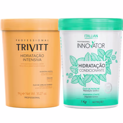 Imagem do produto KIT HIDRATAÇÃO INTENSIVA E HIDRATAÇÃO CONDICIONANTE 1 KG