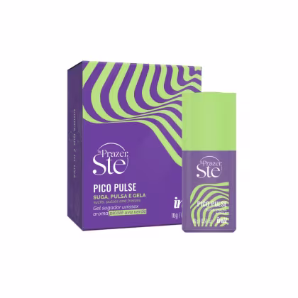Imagem do produto Pico Pulse Gel que Suga Pulsa Vibra e Sensibiliza intt - Picolé Uva Verde
