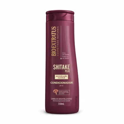 Imagem do produto Kit Bio Extratus Shitake Plus Shampoo Condicionador 350ml Máscara 250g