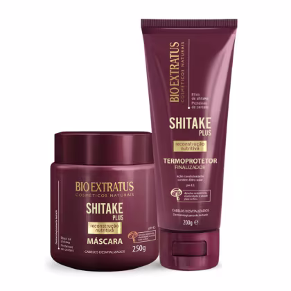 Imagem do produto Kit Bio Extratus Shitake Plus Máscara + Finalizador 200g