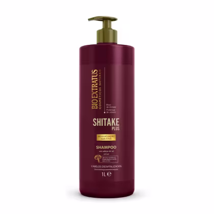 Imagem do produto Kit Bio Extratus Shitake Plus Shampoo Condicionador Máscara 1L/Kg