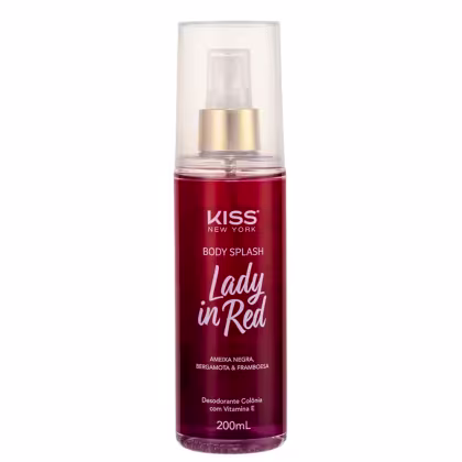 Imagem do produto Kit Body Splash Lady In Red + Sun Kisses Kiss New York 200ml