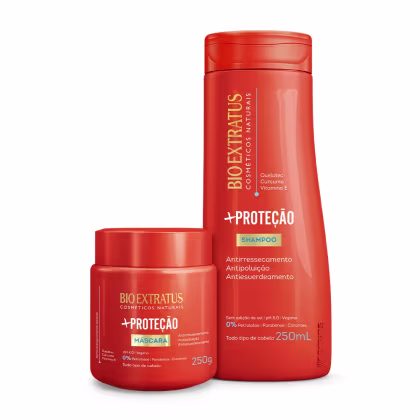Imagem do produto Kit Bio Extratus +Proteção Shampoo e Máscara