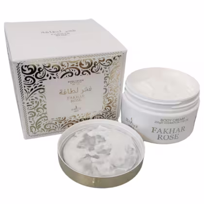 Imagem do produto Pasta Hidratante Fakhar Rosê - Isabelle La Belle - 200g - Creme Perfumado Corporal Extra Concentrado
