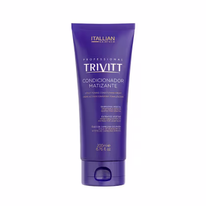 Imagem do produto Trivitt Kit Condicionador Matizante, Hidratação Intensiva 1kg, Leave-in, Shampoo Pós-Química 1 Litro