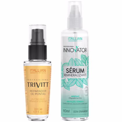 Imagem do produto Trivitt Kit Sérum Remineralizante Innovator Antifrizz Brilho + Reparador De Pontas Trivitt 30ml
