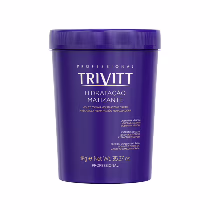 Imagem do produto Trivitt Kit Matizante com Hidratação Intensiva Matizante 1kg e Shampoo Matizante 1 Litro