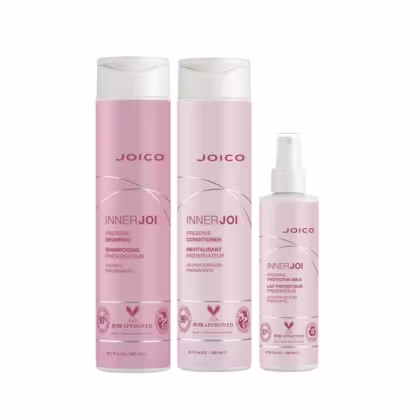 Imagem do produto Kit Joico Innerjoi Preserve Shampoo, Cond e Leave-In - Proteção da Cor