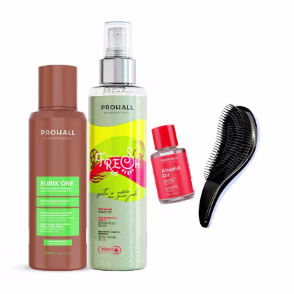 Imagem do produto Antifrizz Burix One 120ml+Body Splash Prohall (+Escova/Óleo)