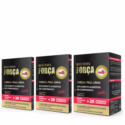 Imagem do produto Kit Suplemento Crescimento Força Com Pimenta Bio - Bio Extratus