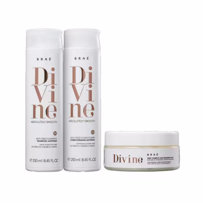 Imagem do produto Kit Shampoo Condicionador e Máscara Braé Divine