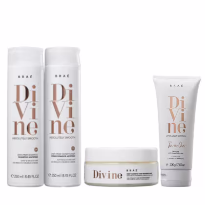 Imagem do produto Kit Brae Divine Shampoo, Condicionador, Mascara E Leave-in