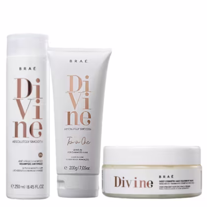 Imagem do produto Braé Divine Kit Shampoo + Máscara + Leave-in