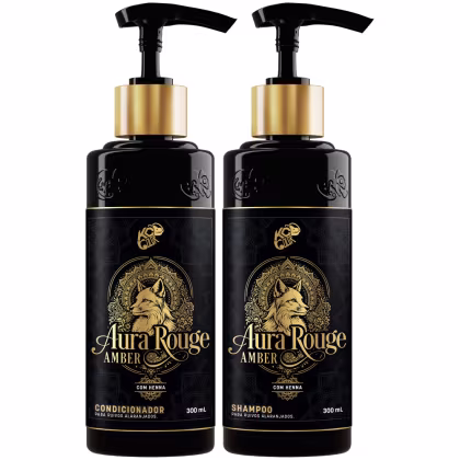 Imagem do produto Kit Shampoo e Condicionador Alaranjado Aura Rouge Amber Kamaleão Color