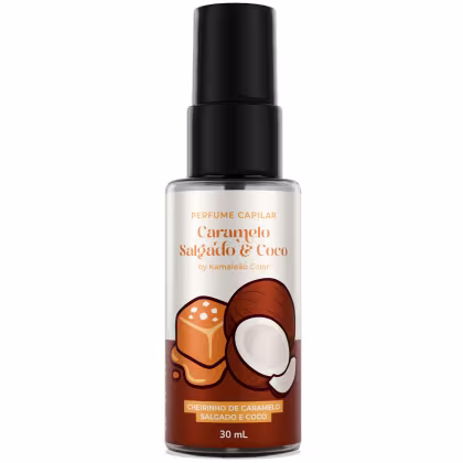 Imagem do produto Perfume Capilar Kamaleão Color Caramelo Salgado e Coco 30ml