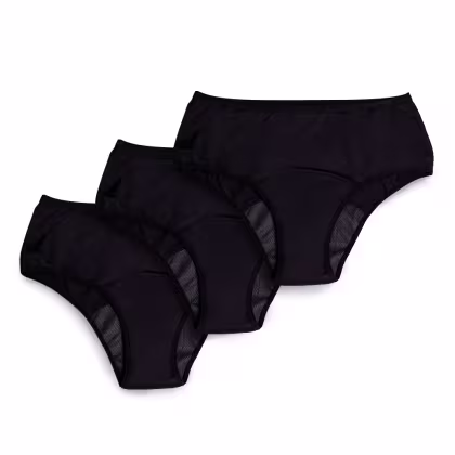 Imagem do produto Kit 3 Calcinhas Absorventes Inciclo Básica Conquista - M