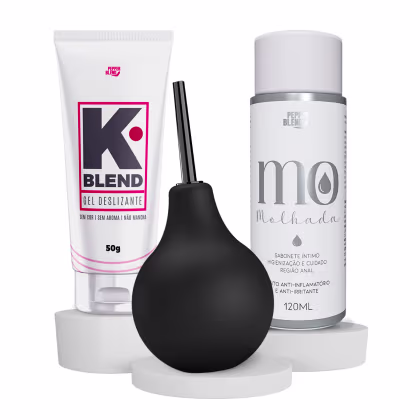 Imagem do produto Kit Ducha Íntima Higiene Ginecológica Enema Gel Lubricante e Sabonete Procto (3 Produtos)