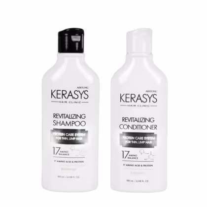 Kit Kerasys Revitalizing Dupla com shampoo e condicionador.