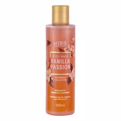 Imagem do produto Kiss New York Body Wash Sabonete Líquido Vanilla Passion 300ml