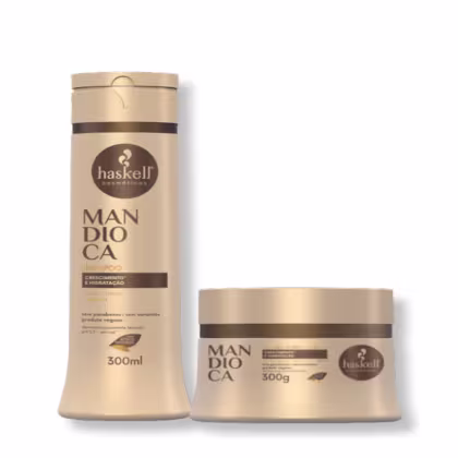 Imagem do produto Haskell Kit Mandioca - Shampoo 300ml + Máscara 300g