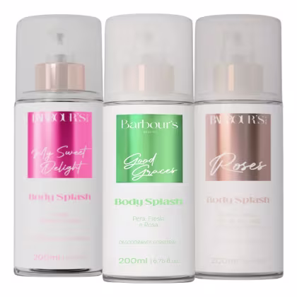 Imagem do produto Kit 3 Unid. Barbour's ( My Sweet, Good Graces e Roses) 3x200ml