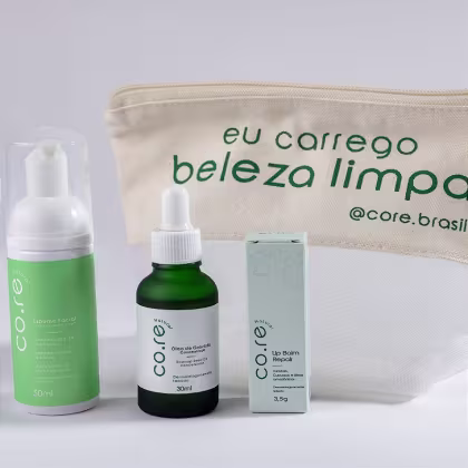 Imagem do produto Kit Viagem (Espuma de Limpeza Facial 50ML + Óleo de Graviola 30ML + Lip Balm Repair incolor)