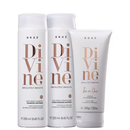 Imagem do produto BRAÉ Divine Shampoo e Condicionador 250ml + Leave-in