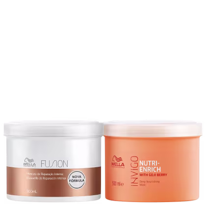 Imagem do produto Kit Wella Professionals Fusion + Invigo Nutri-Enrich Masks (2 Produtos)