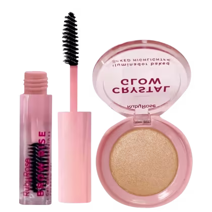 Imagem do produto Kit Ruby Rose Brow Rise Sobrancelha+Iluminador Pink Luster
