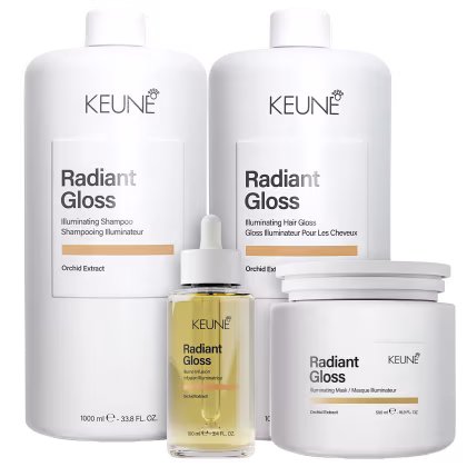 Imagem do produto Kit Keune Radiant Gloss Salon Total Oil (4 produtos) ÚNICO