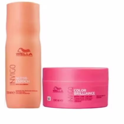 Imagem do produto kit Shampoo Enrich 250ml e Mascara Color Brilliance 150ml
