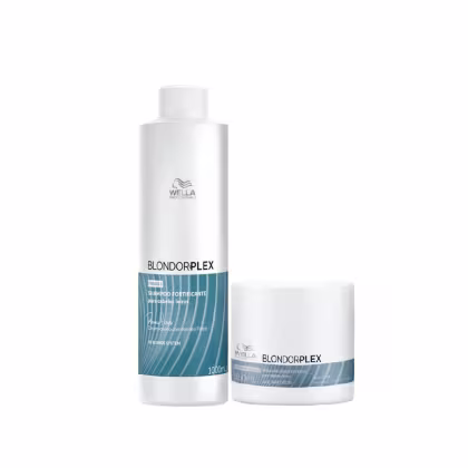 Imagem do produto Kit Wella Professionals BlondorPlex  Shampoo 1l + Mascara Capilar 150ml
