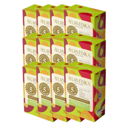 Imagem do produto Kit 12 Sabonetes Barra 100% Vegetal Mystical Wood Ayurvédika