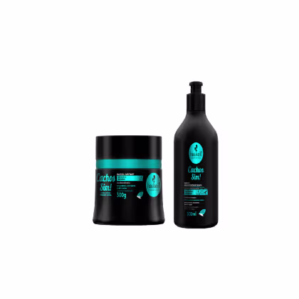 Imagem do produto Kit Haskell Cachos Sim Máscara + Leave-in  300ml/g