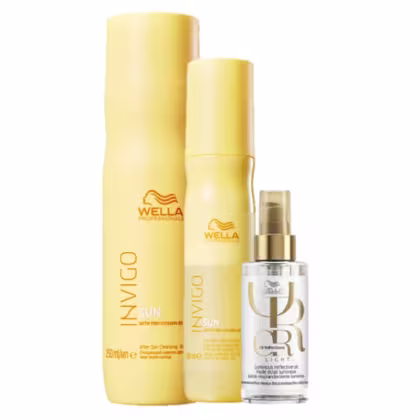 Imagem do produto Kit Wella Professionals Invigo Sun & Oil Reflections Light Trio (3 Produtos)