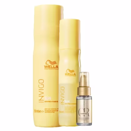 Imagem do produto Kit Wella Professionals Invigo Sun & Oil Reflections Trio (3 Produtos)