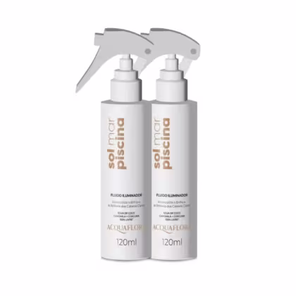 Imagem do produto Kit Fluido Iluminador Acquaflora Sol Mar Piscina (2 unidades)